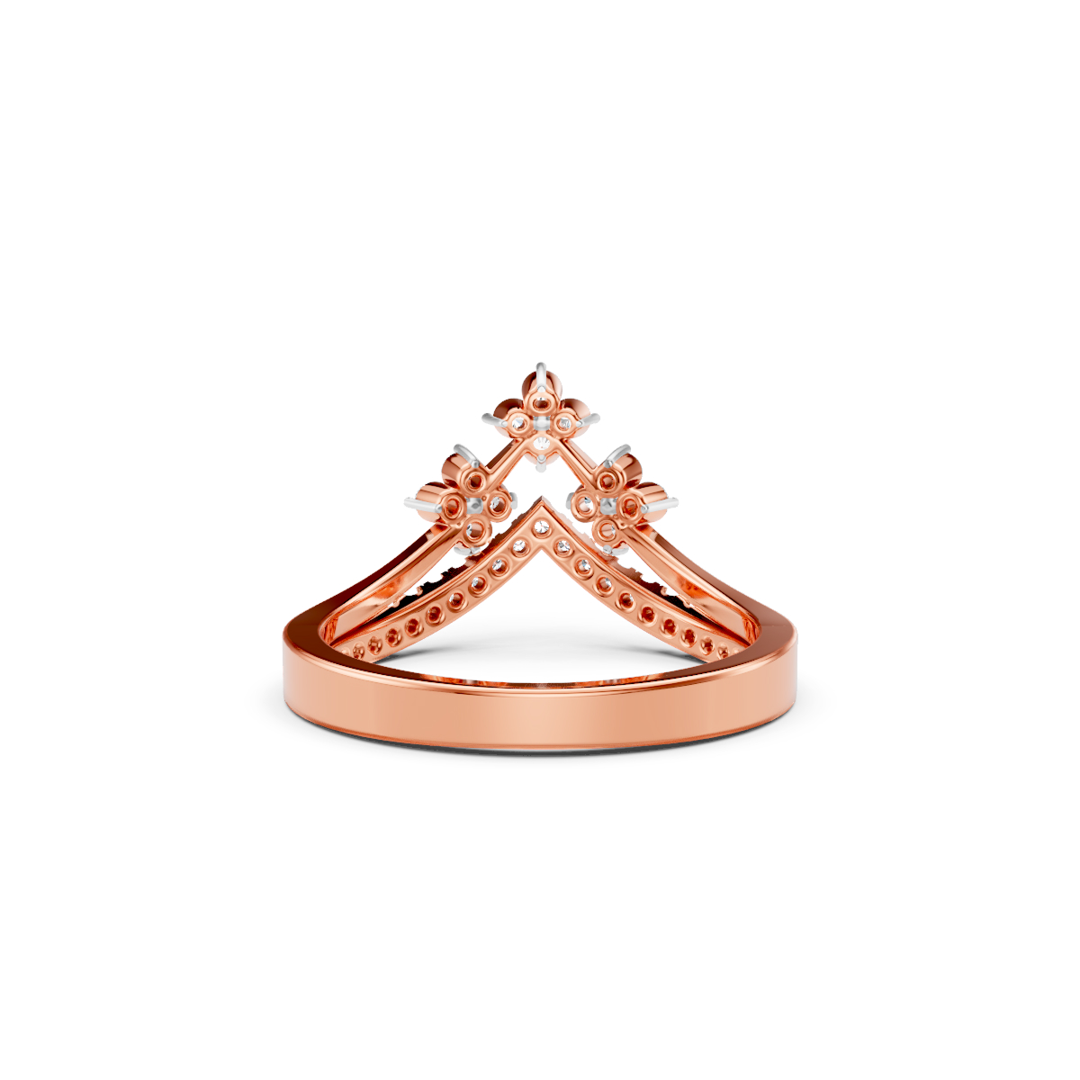 Tiara Lab Grown Diamond Crown Statement Ring